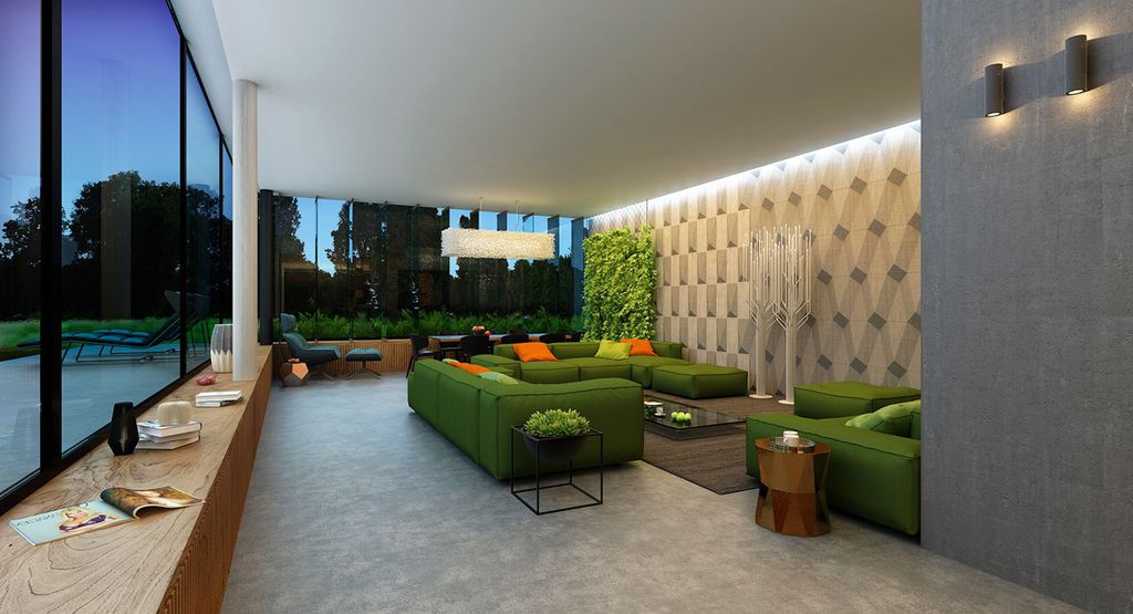 Design Concept of dreamy Modern House is a project located in Ukraine was designed in concept stage by Alexander Zhidkov Architect in contemporary style; it offers luxurious modern living in forest.