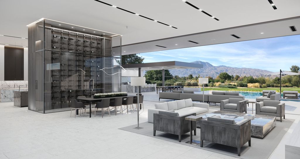 Madison Club 59 Villa Concept is a project located in La Quinta, California was designed in concept stage by Hudgins Design Group in Modern style; it offers luxurious modern retreat. This home located on beautiful lot with amazing mountains views and wonderful outdoor living spaces.