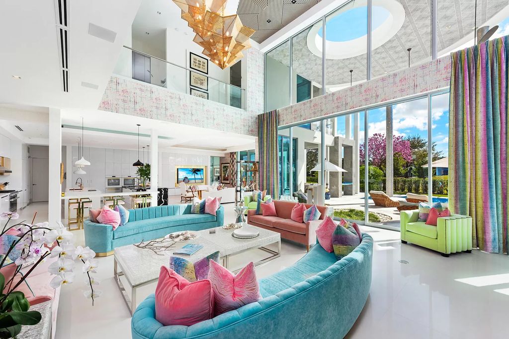 The Boca Raton Home is a South African inspiration and dramatic contemporary design now available for sale. This home located at 7170 Ayrshire Ln, Boca Raton, Florida; offering 4 bedrooms and 7 bathrooms with over 7,500 square feet of living spaces.