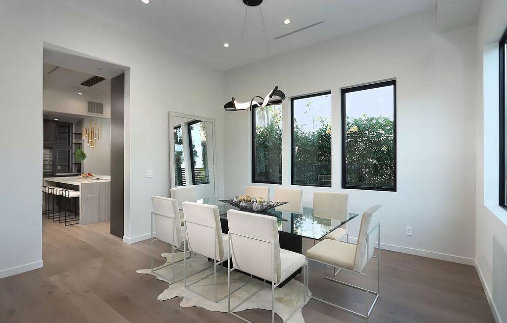 The Contemporary House is a modern masterpiece in prestigious Bel Air with elegant finishes boasts superb indoor, outdoor living now available for sale. This home located at 10825 Vicenza Way, Los Angeles, California; offering 5 bedrooms and 6 bathrooms with over 5,300 square feet of living spaces.
