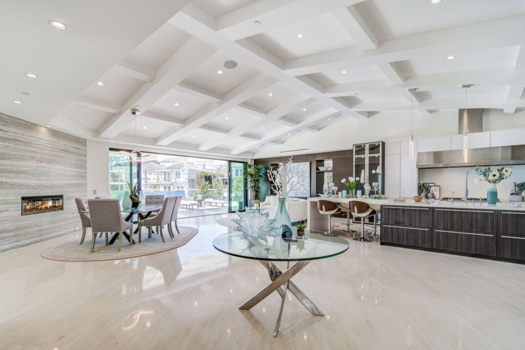 Inside Newly Constructed Oceanside house in Corona Del Mar, California