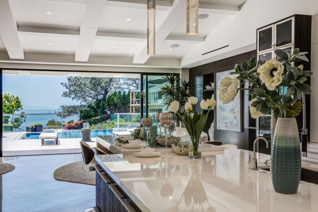 Inside Newly Constructed Oceanside house in Corona Del Mar, California