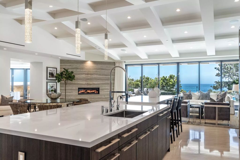 Inside Newly Constructed Oceanside house in Corona Del Mar, California