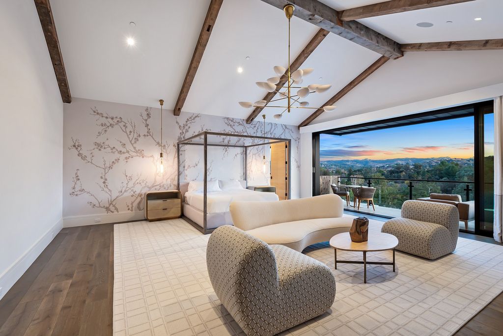 The California Property is an extraordinary newer rustic contemporary Farmhouse with explosive panoramic views now available for sale. This California Property located at 5521 Paradise Valley Rd, Hidden Hills, California; offering 6 bedrooms and 11 bathrooms with over 14,500 square feet of living spaces.