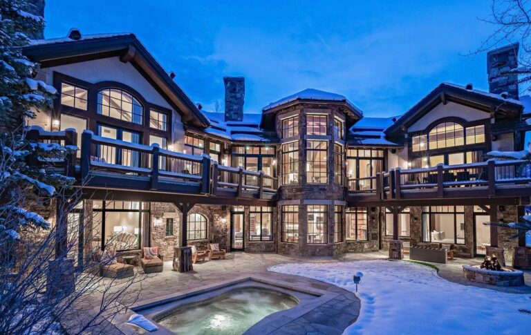 Luxury Vail Mountain Chalet with Classic European-Inspired on Market for $32,950,000