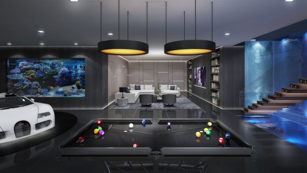 Thrasher Mansion Design Concept is a project located in Sunset Strip, Los Angeles, California was designed in concept stage by CLR Design Group in Modern style; it offers luxurious modern living of 6,000 square feet with 4 bedrooms and 4 bathrooms.