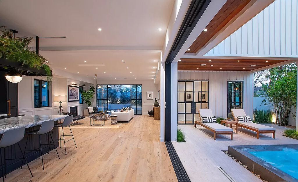 The West Hollywood Home in the heart of the Melrose Arts District perfect for entertaining as it is for private moments now available for sale. This home located at 848 N Gardner St, Los Angeles, California; offering 5 bedrooms and 6 bathrooms with over 5,000 square feet of living spaces.