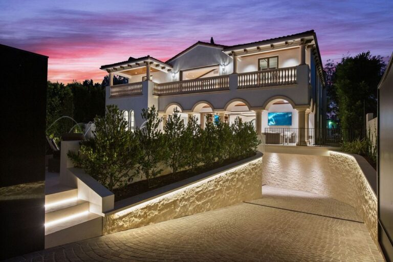 New European-inspired Mansion in Beverly Hills Showcases Masterful Craftsmanship Asking for $18,000,000