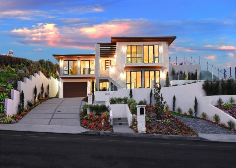 Newly Constructed Handsome Home in Palos Verdes on the Market for $6,998,000
