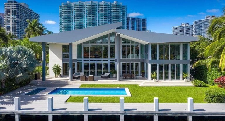 One of A Kind Tropical Modern Home in Golden Beach Asking for $15,500,000