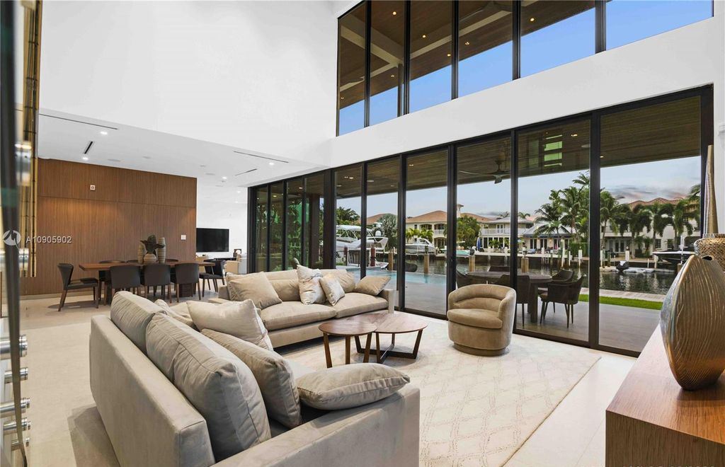 The Home in Fort Lauderdale is a sophisticated luxurious 2 story modern design on 70 foot of deep water now available for sale. This home located at 1537 SE 13th St, Fort Lauderdale, Florida; offering 6 bedrooms and 7 bathrooms with over 4,700 square feet of living spaces.