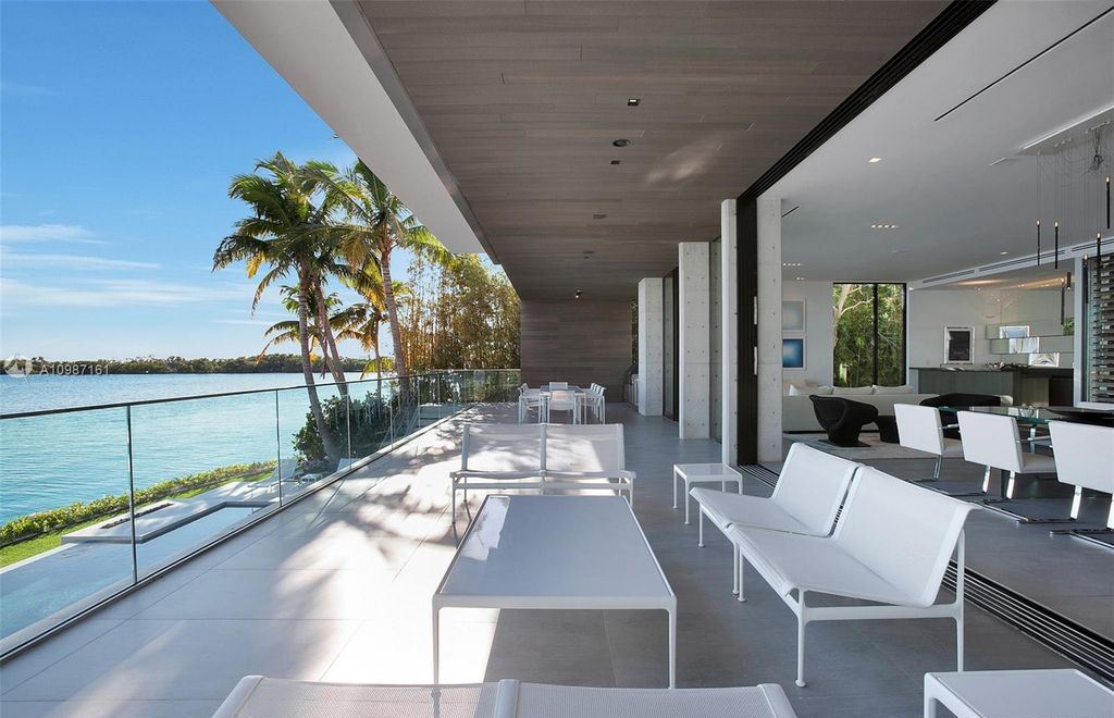 The Miami Waterfront Home is a sensational Biscayne Bay estate boasts open Bay Views now available for sale. This home located at 3591 Rockerman Rd, Miami, Florida; offering 5 bedrooms and 5 bathrooms with over 7,700 square feet of living spaces.