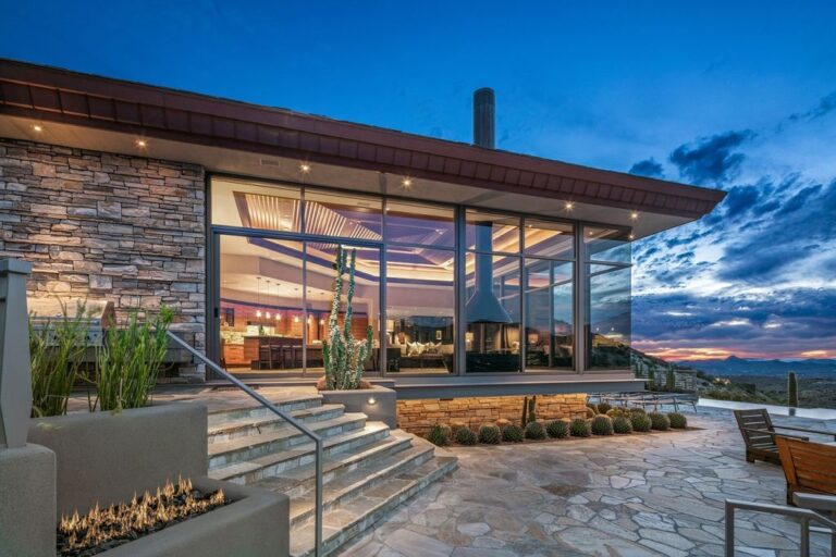 The $6,999,999 Scottsdale House is An Architectural Mastery in Desert Mountain
