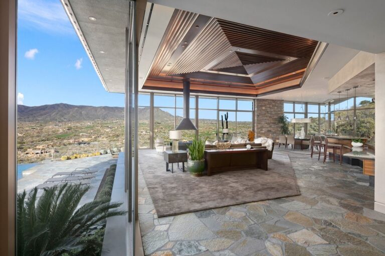 $6,999,999 Scottsdale House is Architectural Mastery in Desert Mountain
