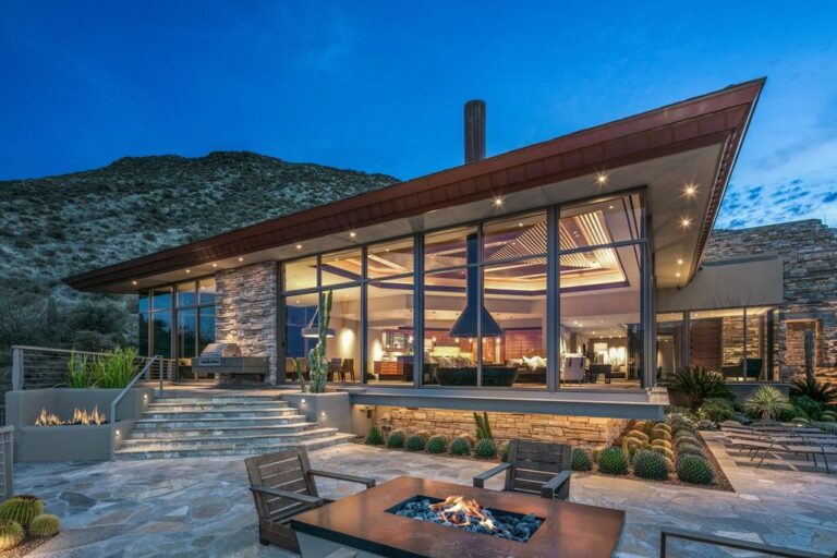 $6,999,999 Scottsdale House is Architectural Mastery in Desert Mountain