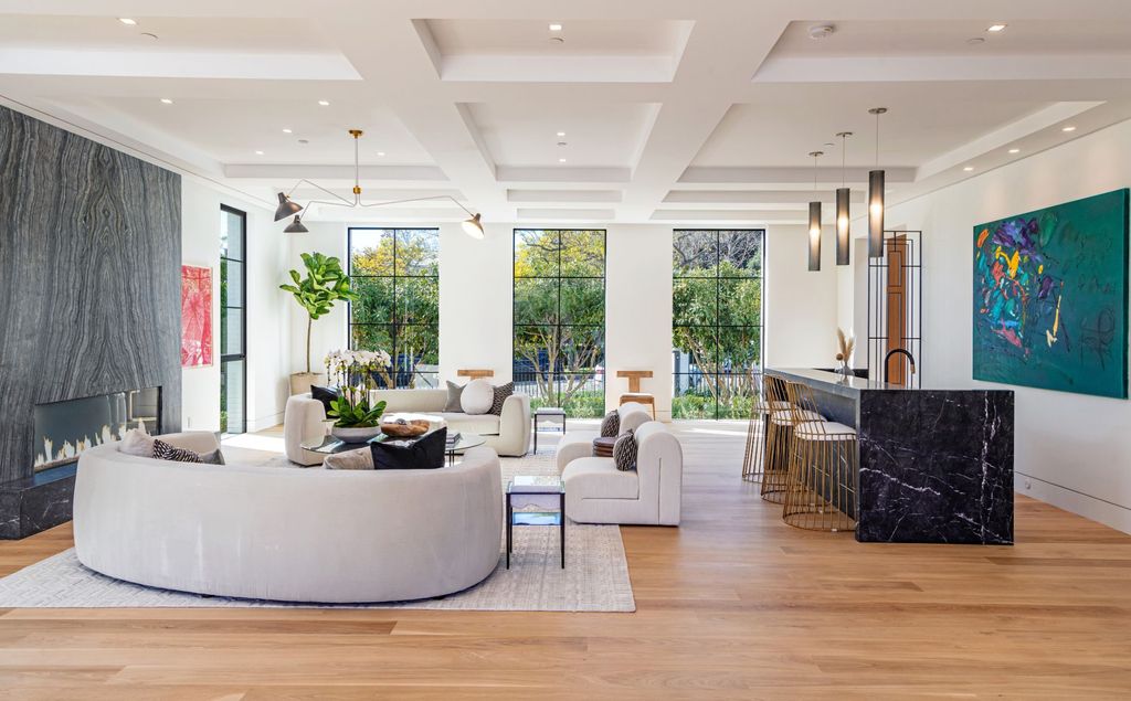 The Ultimate Entertainers Dream Home in Beverly Hills is a brand new Hamptons-inspired modern estate now available for sale. This home located at 632 N Palm Dr, Beverly Hills, California; offering 7 bedrooms and 12 bathrooms with over 13,500 square feet of living spaces.