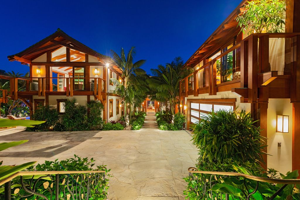 The Malibu Mansion is a Thai-inspired oasis on a rare parcel of more than one acre with approximately 117 feet of beachfront now available for sale. This home located at 31118 Broad Beach Rd, Malibu, California; offering 5 bedrooms and 14 bathrooms with over 17,000 square feet of living spaces.