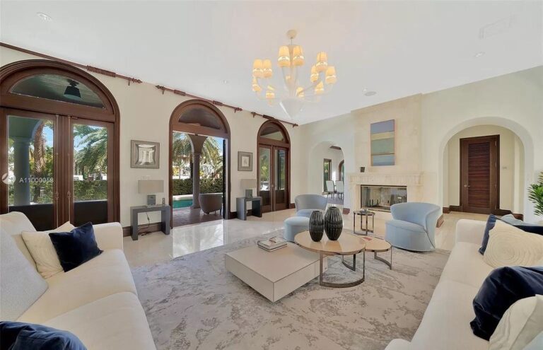 This $24,000,000 Mediterranean Mansion is the Largest on Sunset Islands