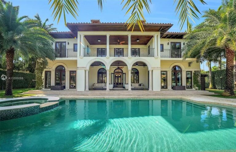 This $24,000,000 Mediterranean Mansion is the Largest on Sunset Islands