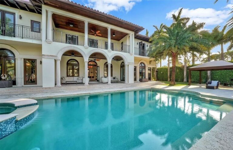 This $24,000,000 Mediterranean Mansion is the Largest on Sunset Islands