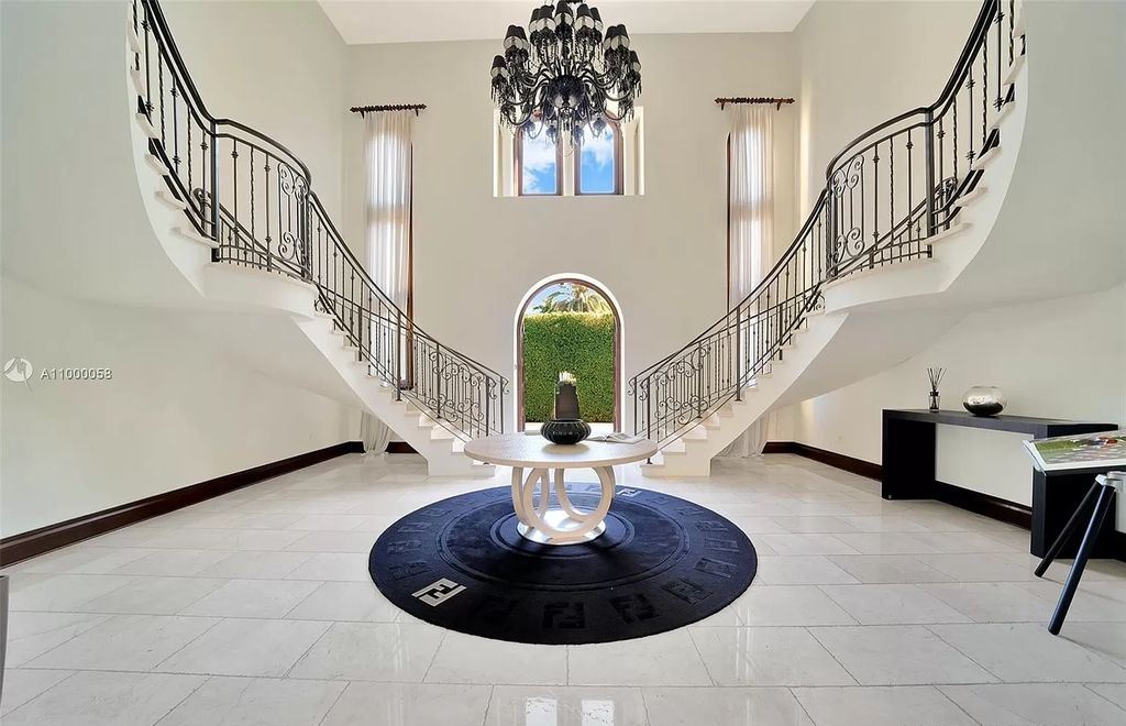 The Mediterranean Mansion is one of the largest waterfront estates on Sunset Islands offers abundance of private luxurious amenities now available for sale. This home located at 1525 W 24th St, Miami Beach, Florida; offering 7 bedrooms and 10 bathrooms with over 11,500 square feet of living spaces.