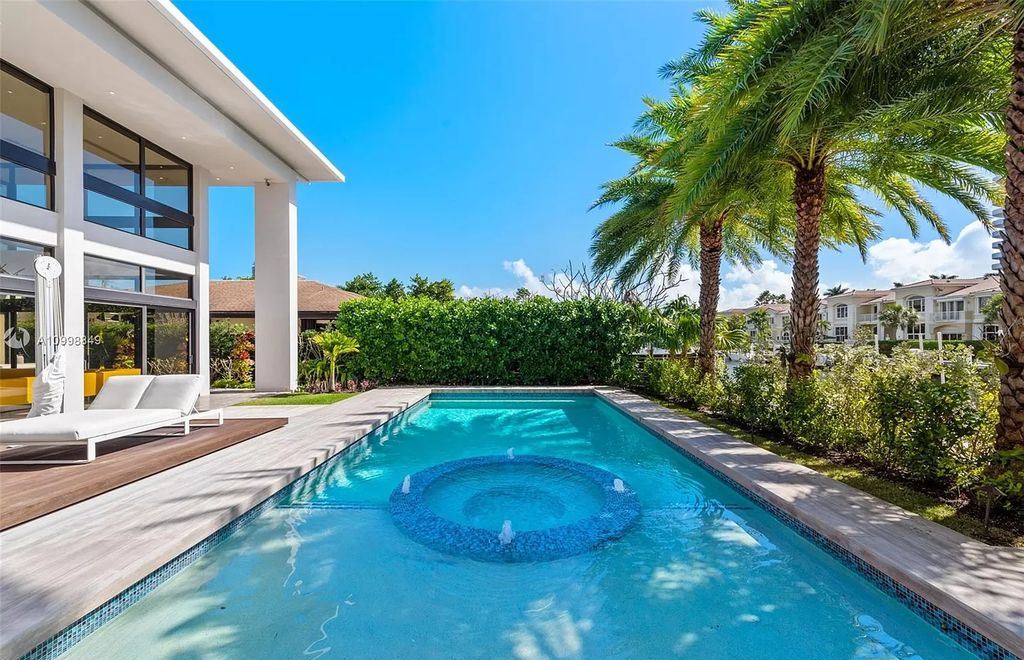 The Florida Property is a one of a kind masterpiece in the exclusive Golden Isles offers beautiful water views now available for sale. This home located at 219 Holiday Dr, Hallandale Beach, Florida; offering 5 bedrooms and 7 bathrooms with over 5,900 square feet of living spaces.