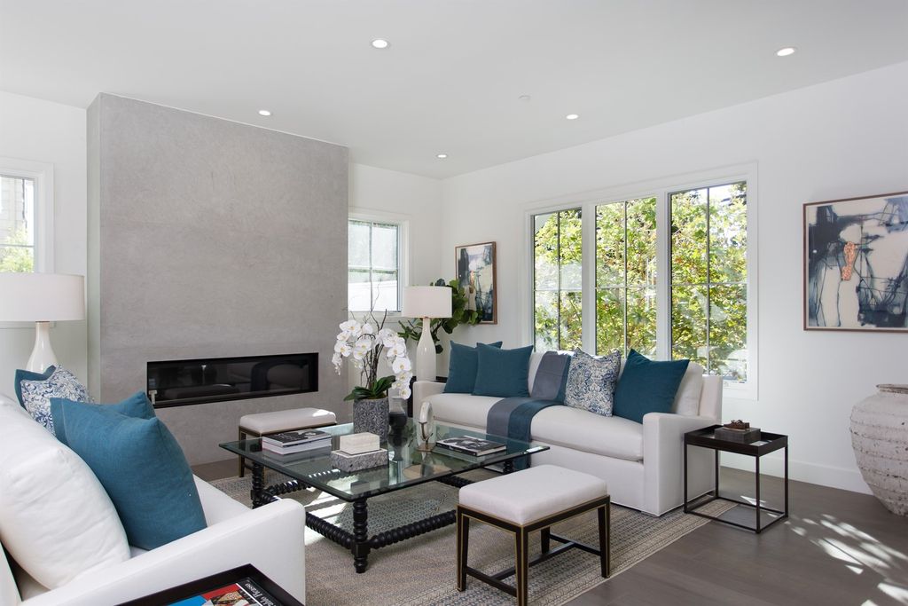 The Contemporary Farmhouse is a magnificent property in the heart of Brentwood features exceptional detailing and high end finishes now available for sale. This home located at 466 N Bundy Dr, Los Angeles, California; offering 5 bedrooms and 7 bathrooms with over 6,500 square feet of living spaces.