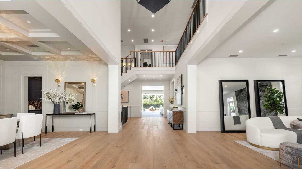 The New Construction Home in prestigious Brentwood Park features the highest caliber of finishes and spacious grounds now available for sale. This home located at 12730 Hanover St, Los Angeles, California; offering 8 bedrooms and 10 bathrooms with over 13,000 square feet of living spaces.