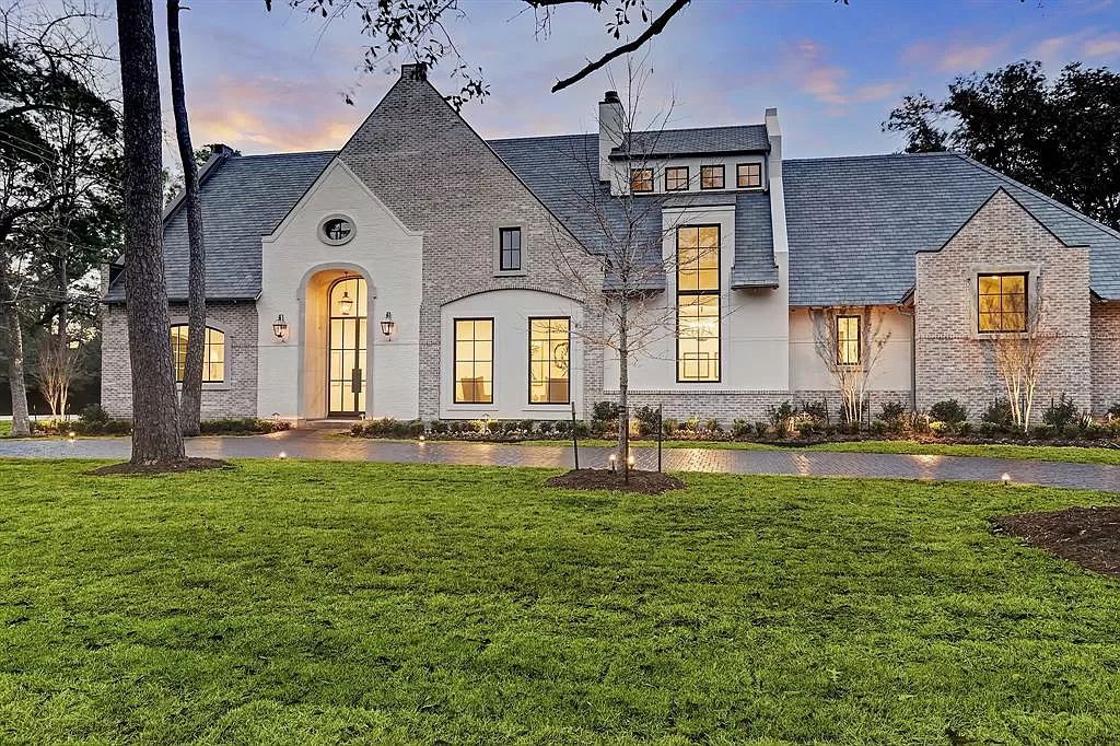 The Home in Houston is a breathtaking new construction with 2 exquisite Masters and a sophisticated outdoor living now available for sale. This home located at 11614 Starwood Dr, Houston, Texas; offering 5 bedrooms and 8 bathrooms with over 7,800 square feet of living spaces.
