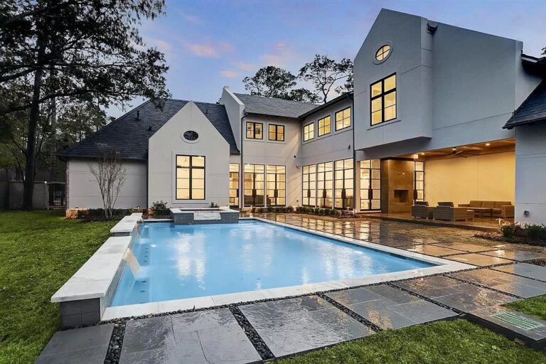 A Breathtaking New Construction Home in Houston listed for $4,199,000