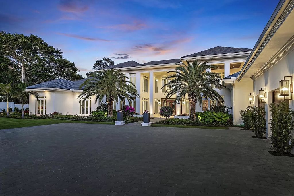 The Stuart Home is a magnificent St. Lucie River estate resting majestically on 2.4 Acres with the exquisite interior now available for sale. This home located at 3884 SE Old Saint Lucie Blvd, Stuart, Florida; offering 5 bedrooms and 9 bathrooms with over 13,000 square feet of living spaces.