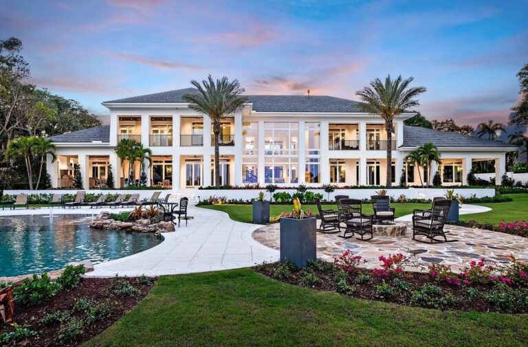 A Magnificent Stuart Home Resting Majestically on 2.4 Acres for Sale at $11,750,000