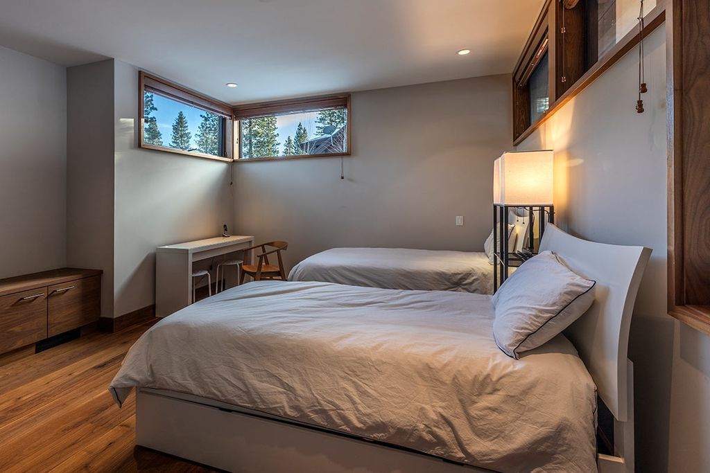 The Martis Camp Home is simultaneously airy and wide open while also being peaceful and private now available for sale. This home located at 8378 Thunderbird Cir, Truckee, California; offering 5 bedrooms and 4 bathrooms with over 3,200 square feet of living spaces.