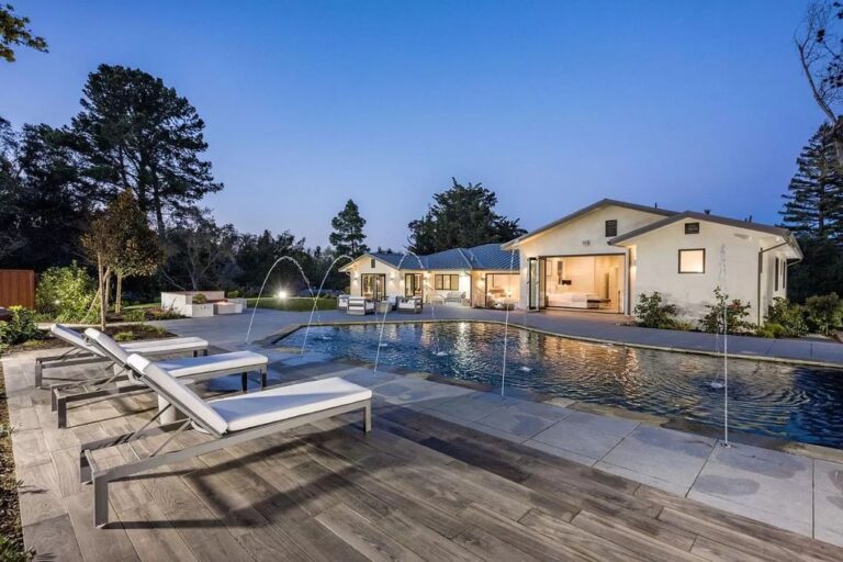 A Meticulously Rebuilt California Home in Burlingame for Sale at $8,680,000