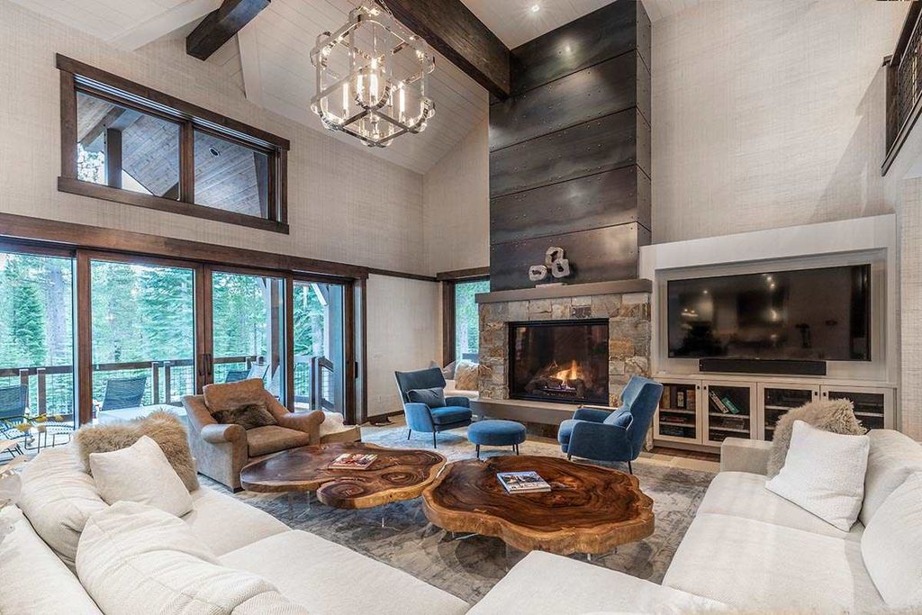 The Martis Camp Home is a iconic 1.5+ acre location furthers its appeal standing among Martis Camp’s premier homes now available for sale. This home located at 8208 Valhalla Dr, Truckee, California; offering 5 bedrooms and 6 bathrooms with over 5,400 square feet of living spaces.