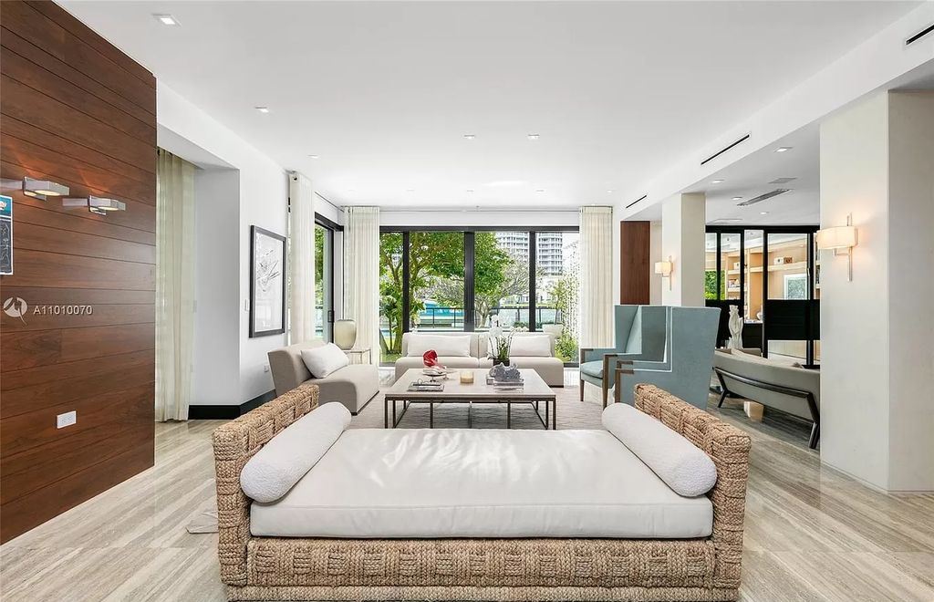 The Waterfront Home is a 2-story masterpiece boasts on Intracoastal waterway with natural luxurious finishes now available for sale. This home located at 610 N Island Rd, North Miami Beach, Florida; offering 6 bedrooms and 7 bathrooms with over 7,200 square feet of living spaces.