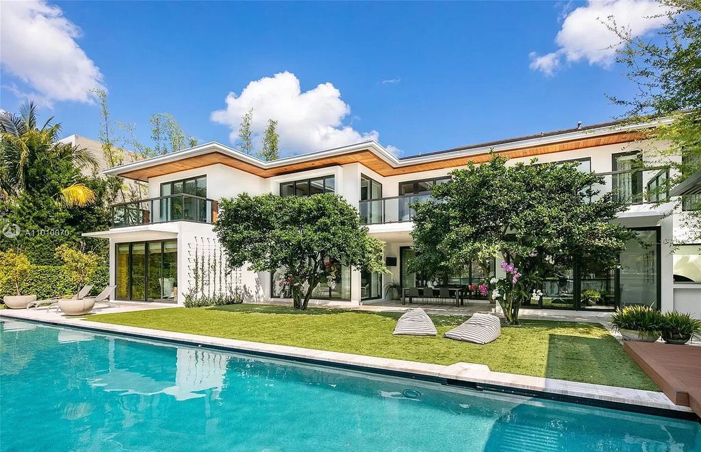 The Waterfront Home is a 2-story masterpiece boasts on Intracoastal waterway with natural luxurious finishes now available for sale. This home located at 610 N Island Rd, North Miami Beach, Florida; offering 6 bedrooms and 7 bathrooms with over 7,200 square feet of living spaces.