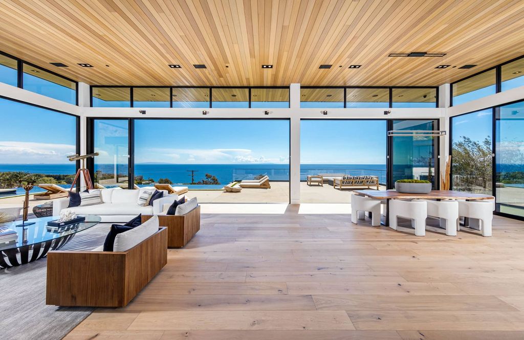 The Home in Malibu is a stunning architectural residence that's been meticulously crafted using high quality features with breathtaking views now available for sale. This home located at 3881 Puerco Canyon Rd, Malibu, California; offering 5 bedrooms and 6 bathrooms