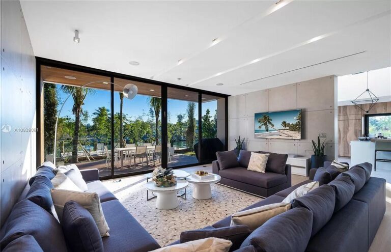 Enjoy The Ultimate Waterfront Lifestyle in $5,200,000 Miami Beach Home