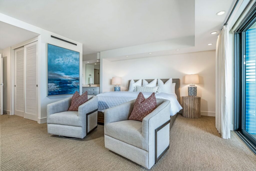 Luxury interior design of Bright Balboa Bay Resort by Bassman Blaine Home