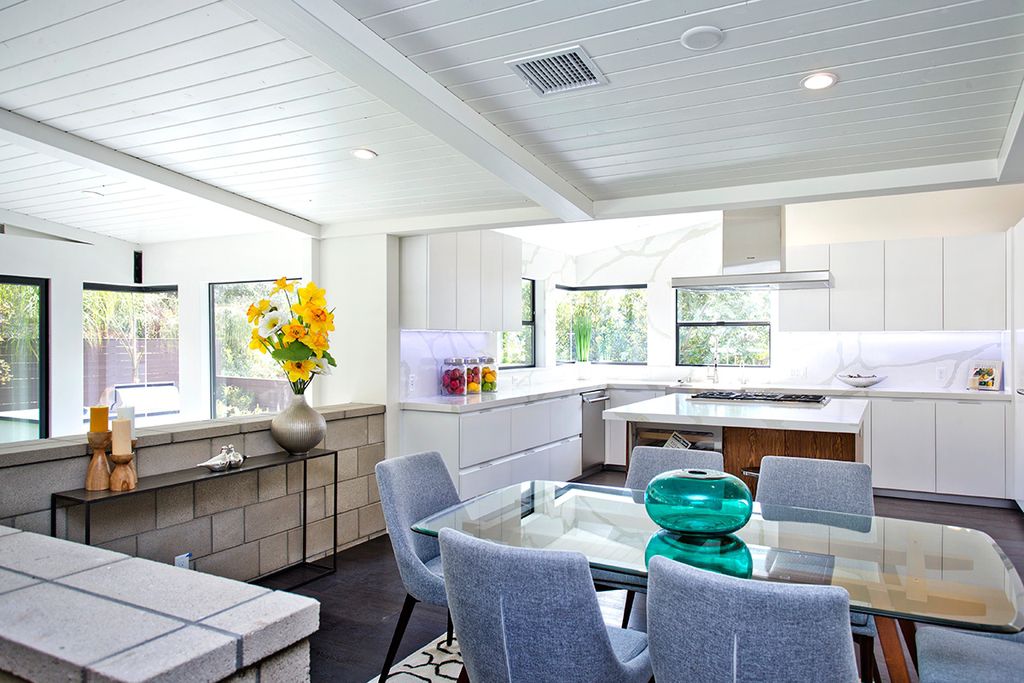 Mid-Century Modern Home Interiors by Modiano Design & Staging