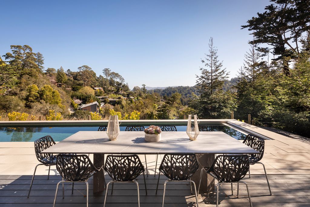 The Architectural Masterpiece in Mill Valley is as much an engineering marvel as it is an aesthetic homerun now available for sale. This home located at 432 Lovell Ave, Mill Valley, California; offering 6 bedrooms and 7 bathrooms with over 5,800 square feet of living spaces.