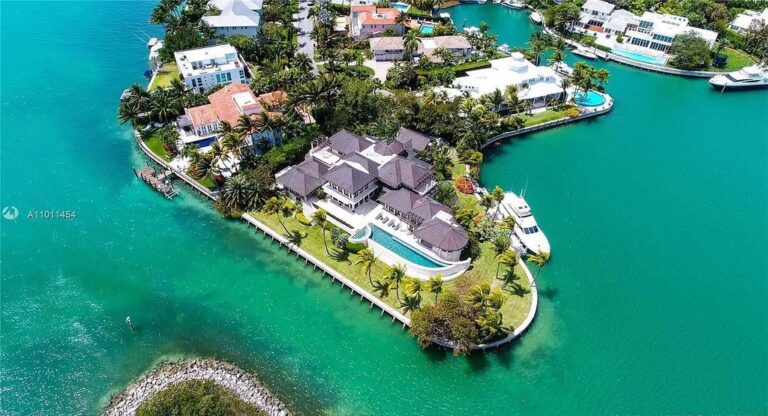 Outstanding Miami Waterfront Home in Tropical Bali Style listed for $35,000,000