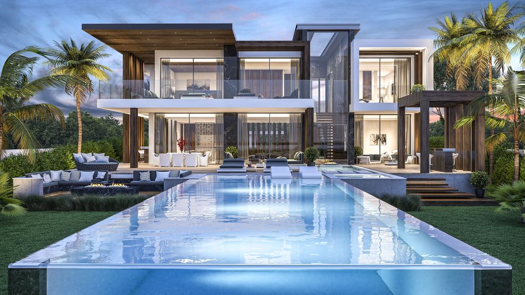 Concept Design of Villa Quantum is a project located in Benahavis, Spain was designed in conceptual stage by B8 Architecture and Design Studio in Modern style; it offers luxurious modern living with 5 bedrooms on 3 levels. 