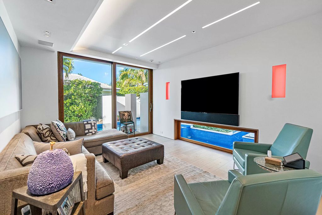 The Home in Palm Beach is a modern architectural symphony with expansive Intracoastal views from every room now available for sale. This home located at 2288 Ibis Isle Rd W, Palm Beach, Florida; offering 5 bedrooms and 5 bathrooms with over 4,800 square feet of living spaces.