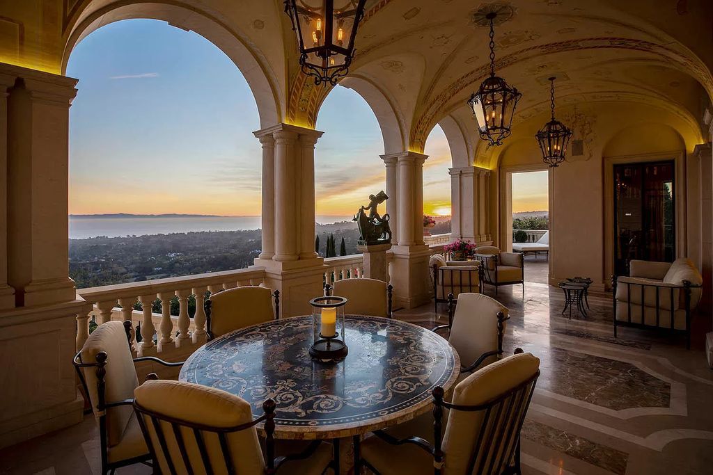 The Montecito Villa is a luxurious property offers Sweeping ocean views and uncompromising craftsmanship now available for sale. This home located at 1395 Oak Creek Canyon Rd, Santa Barbara, California; offering 4 bedrooms and 8 bathrooms with over 9,200 square feet of living spaces.