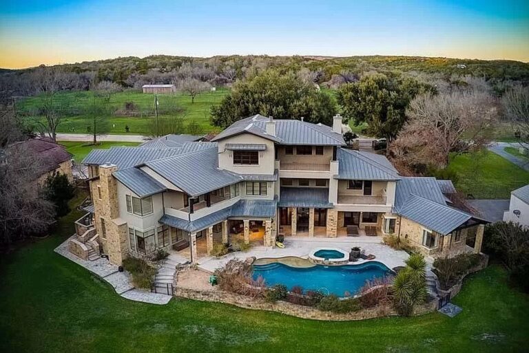 This Lake Austin Waterfront Home has Spectacular Outdoor Living Area
