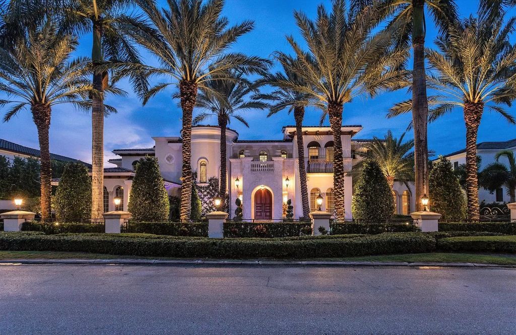 The Boca Raton Home is a turnkey Mizner Revival Transitional Estates in the prestigious Royal Palm Yacht & Country Club now available for sale. This home located at 251 W Coconut Palm Rd, Boca Raton, Florida; offering 7] bedrooms and 11 bathrooms with over 10,000 square feet of living spaces.