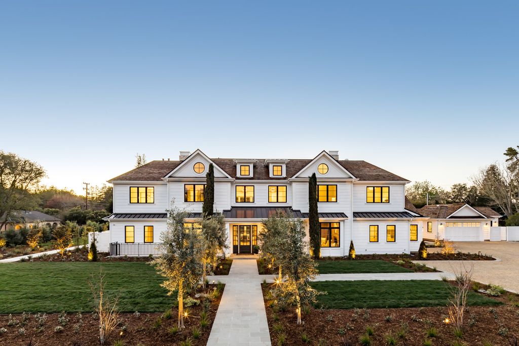 The House in Atherton is a grand estate offers the ultimate in high-end luxury while providing an unmatched living experience now available for sale. This home located at 55 Irving Ave, Atherton, California; offering 8 bedrooms and 11 bathrooms with over 10,500 square feet of living spaces.