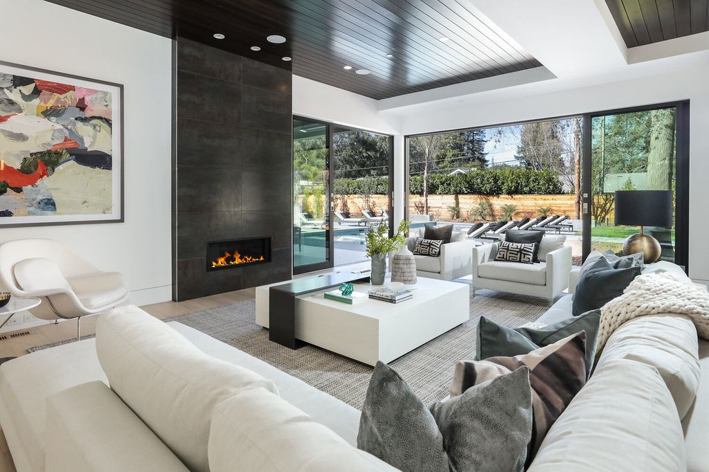 $19,995,000 Atherton Home is Masterful Contemporary Design expression